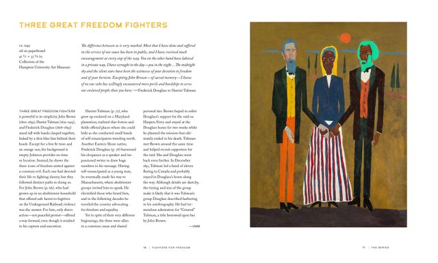 Interior page for publication Fighters for Freedom, Section named Marian Anderson