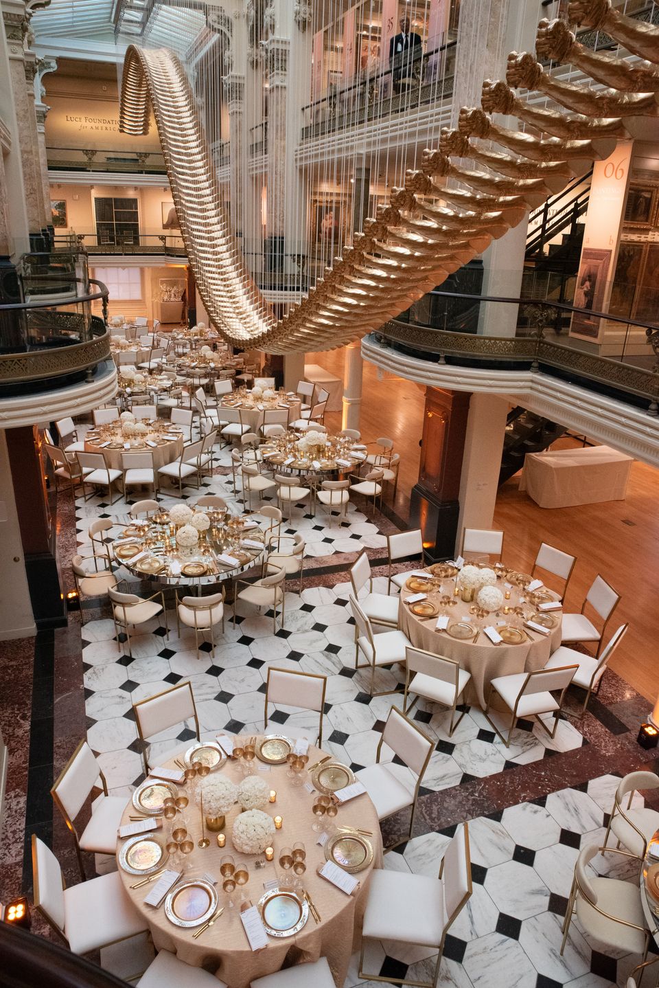 Dinner event at the Luce Foundation Center