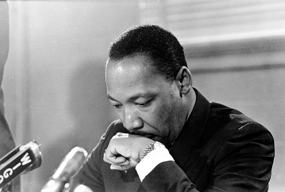 A photograph of MLK
