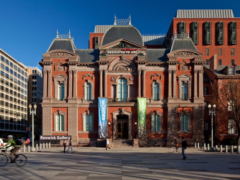 The entrance of the Renwick Gallery