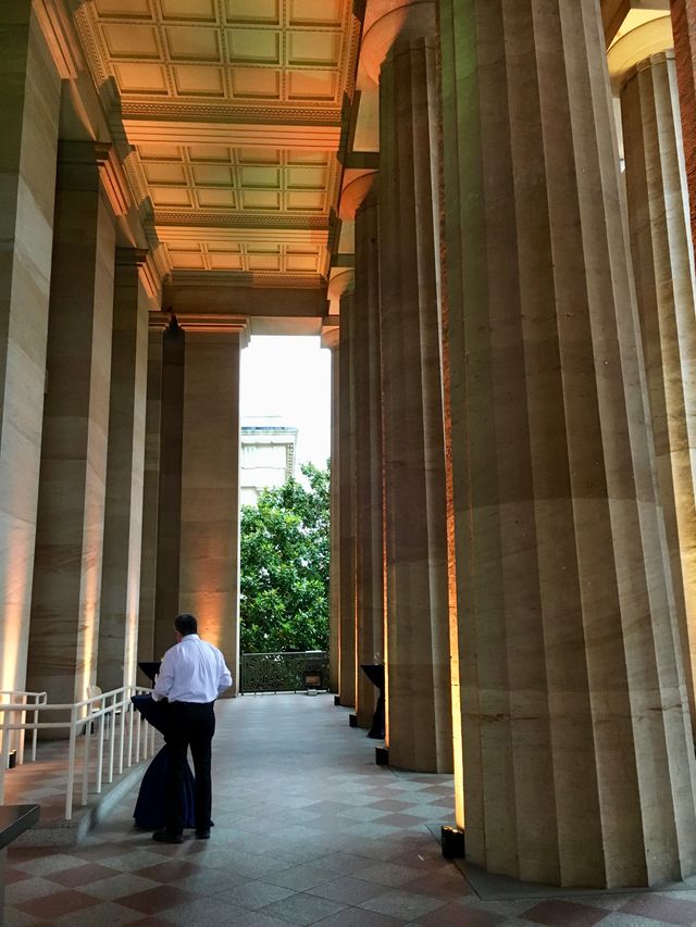This is an image of the Portico at the Smithsonian American Art Museum.