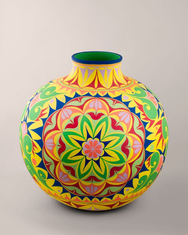 Colorful pot