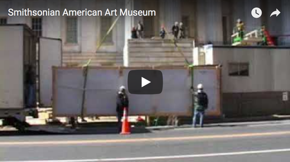 How to get a large artwork into the museum