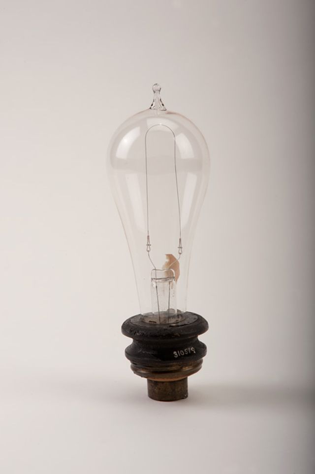Edison's electric lamp.