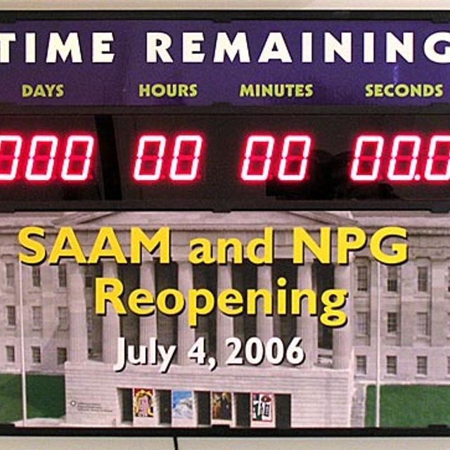 Museum Reopening Countdown Clock