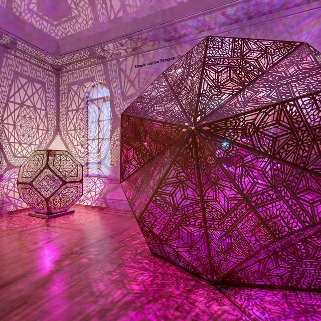 An image inside HYBYCOZO's installation at the Renwick Gallery. 