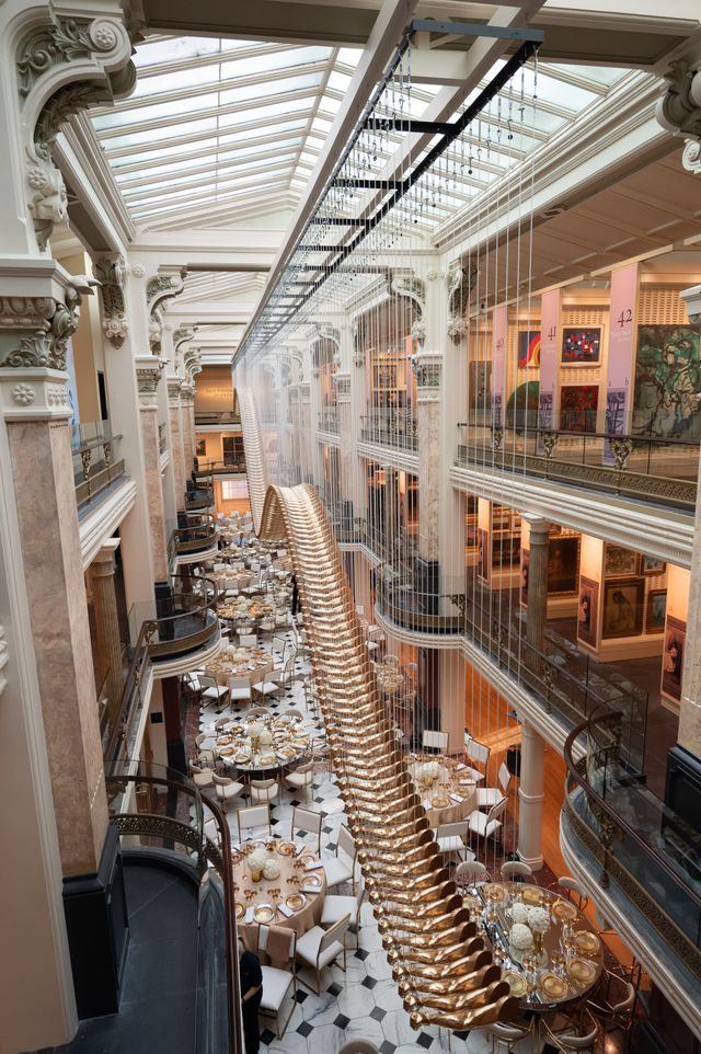 Luce Foundation Center seen from third floor balcony