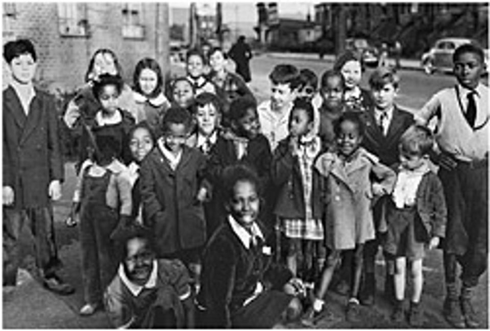 Some World Citizens, Kingsboro Housing Project, Ocean Hill, Brooklyn, NY, 1940s.