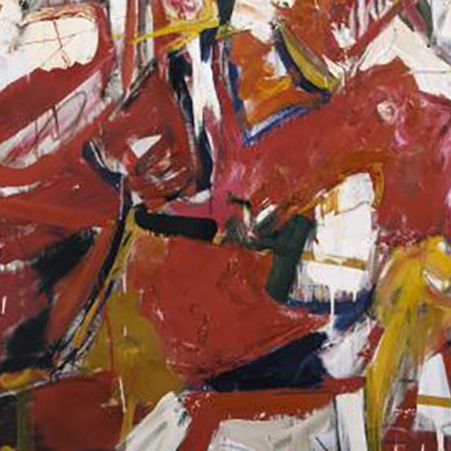 Detail of abstract painting