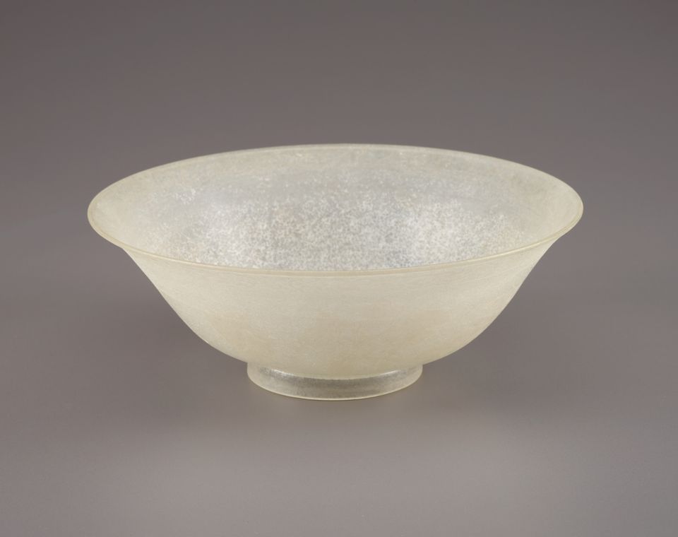Bowl with Floral and Butterfly Design