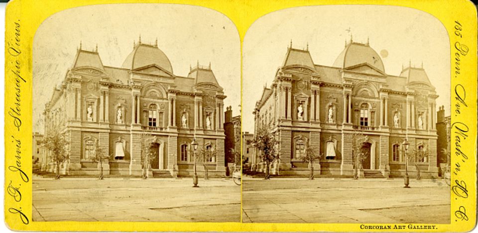 Stereograph of the Renwick Gallery, date unknown