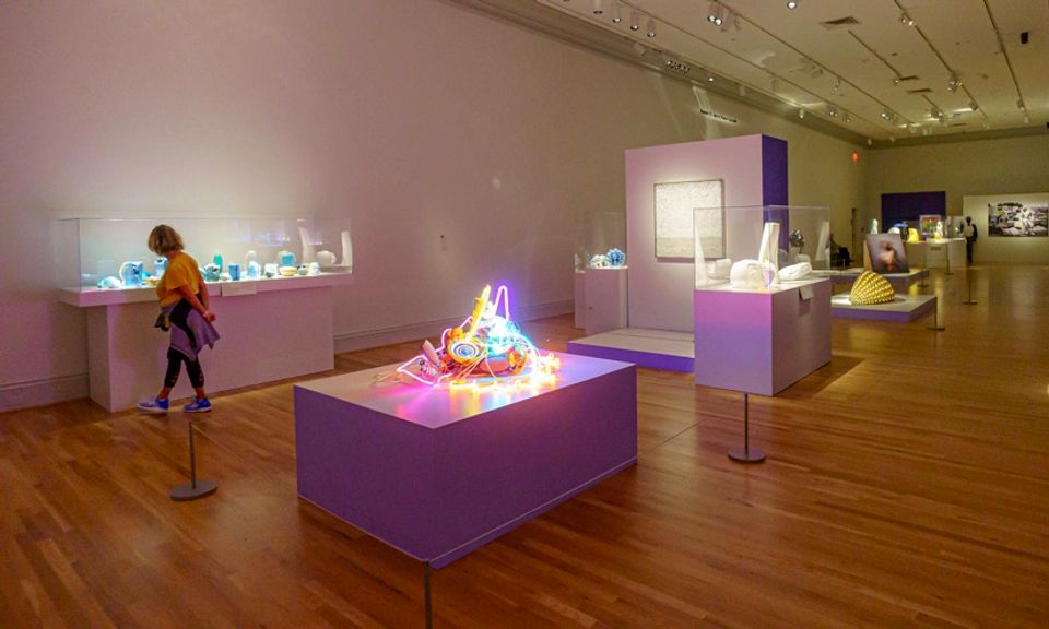 Full gallery view of New Glass Now exhibition