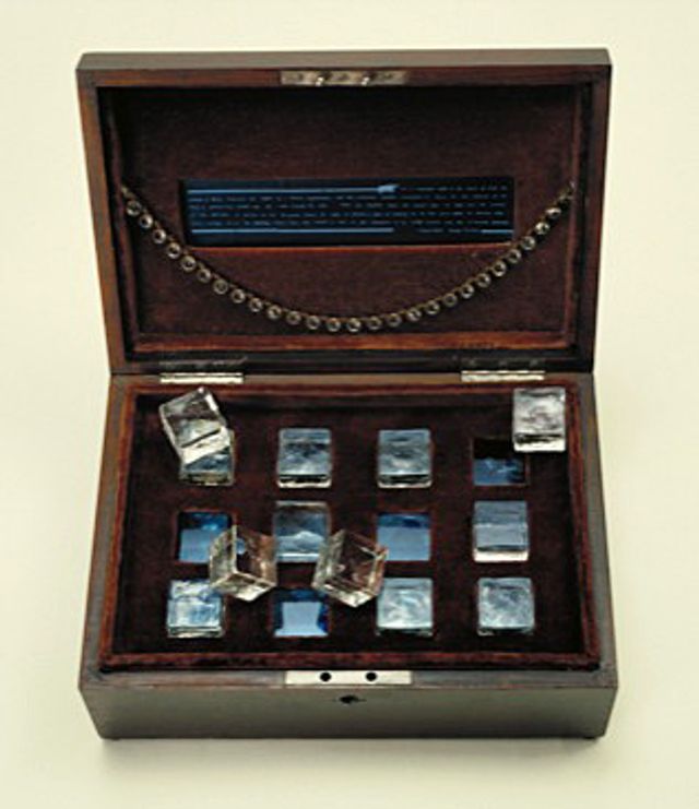 A box with jewelry.