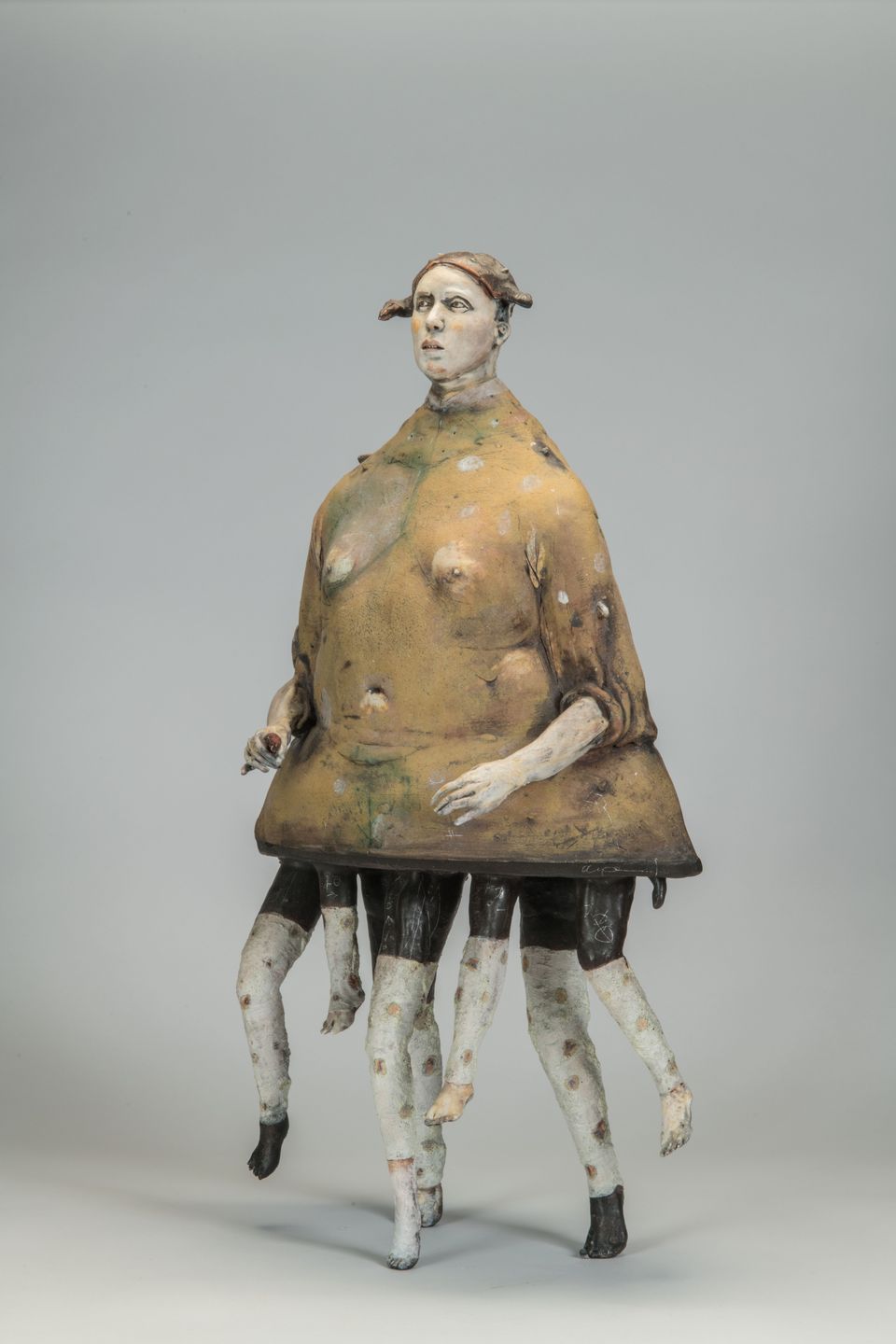 Ceramic sculpture of a woman 