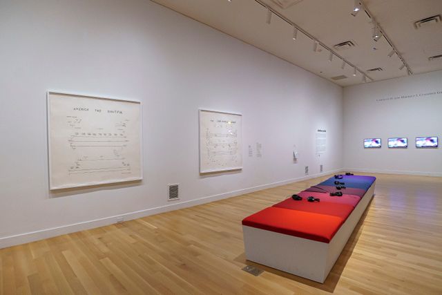 Installation view of the exhibition "Musical Thinking."