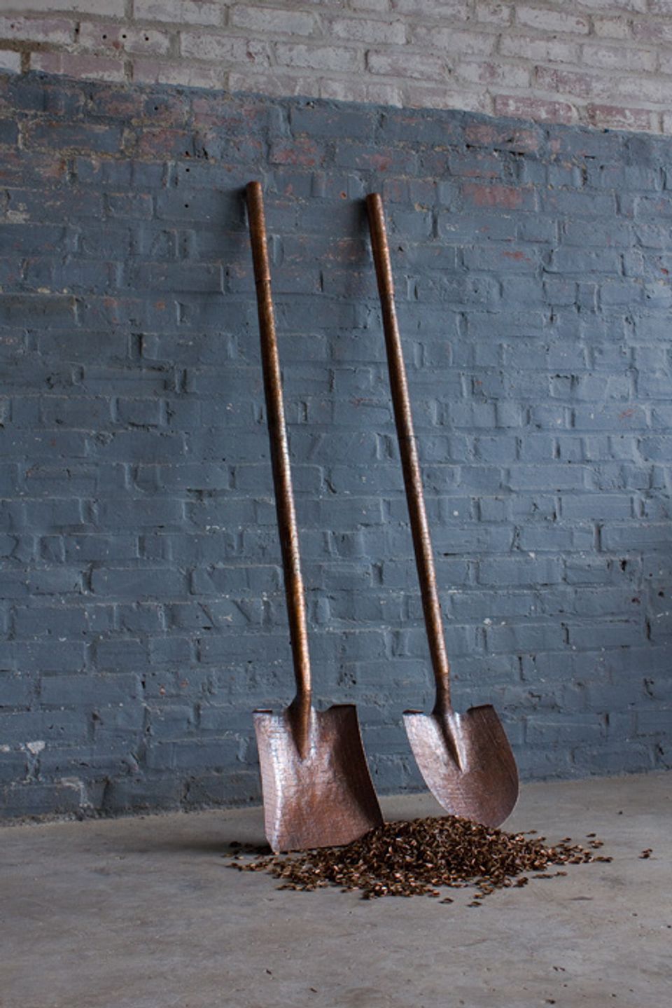 Stacey Lee Webber's The Craftsmen Series: Shovels for 40 Under 40 at the Renwick Gallery.