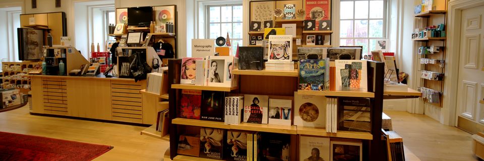 An image inside the gift shop at the Smithsonian American Art Museum. 