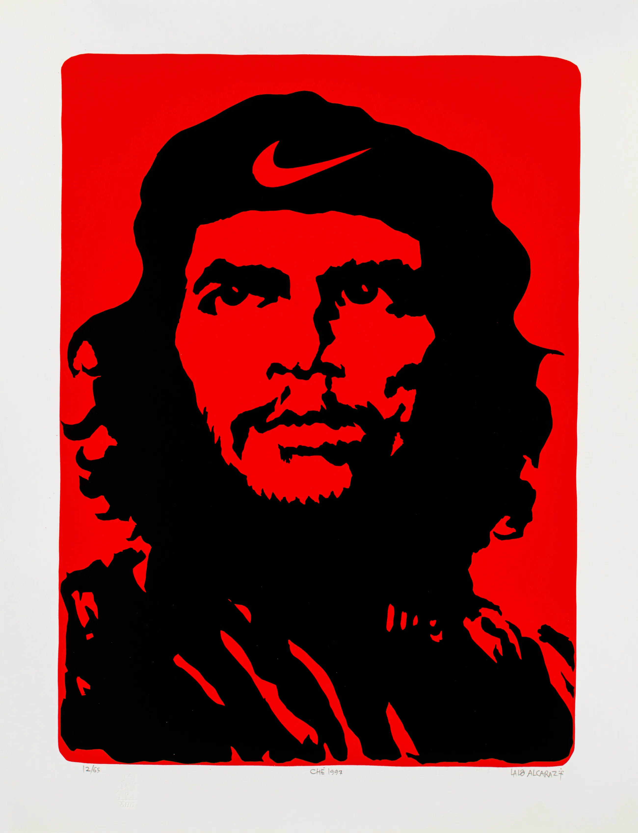 Image: Lalo Alcaraz, Che, 1997, screenprint on paper. Smithsonian Institution collection.