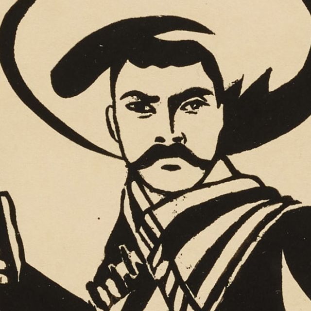 Close up of a man in a sombrero
