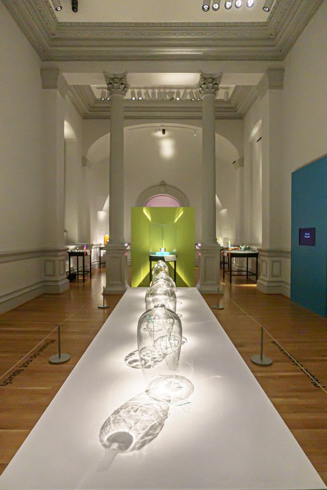 Installation view of New Glass Now