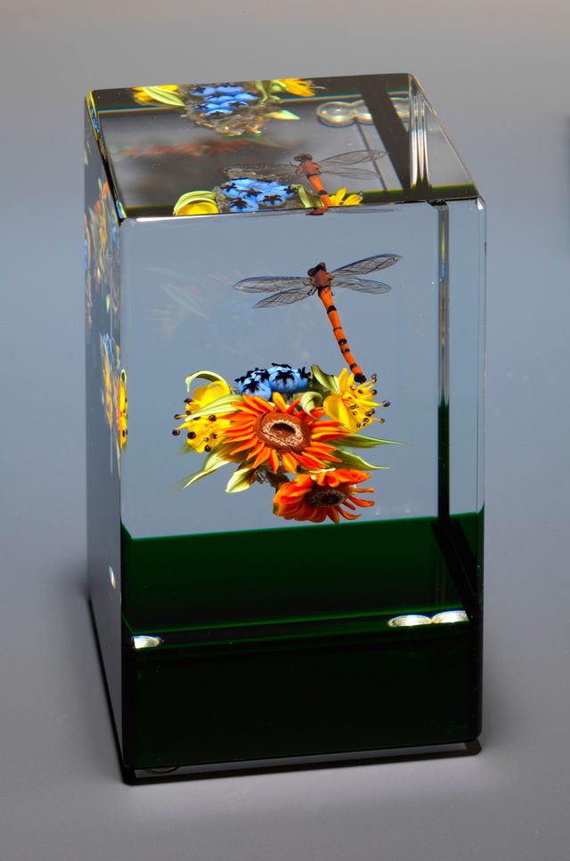 glass art, glass flowers — Paul J. Stankard, Glass Flower 