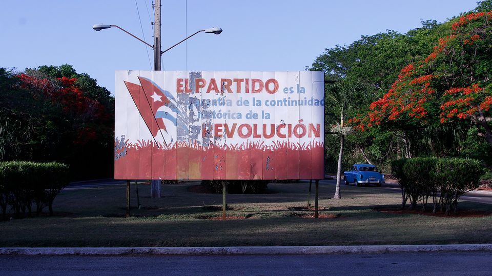 A photograph of a billboard