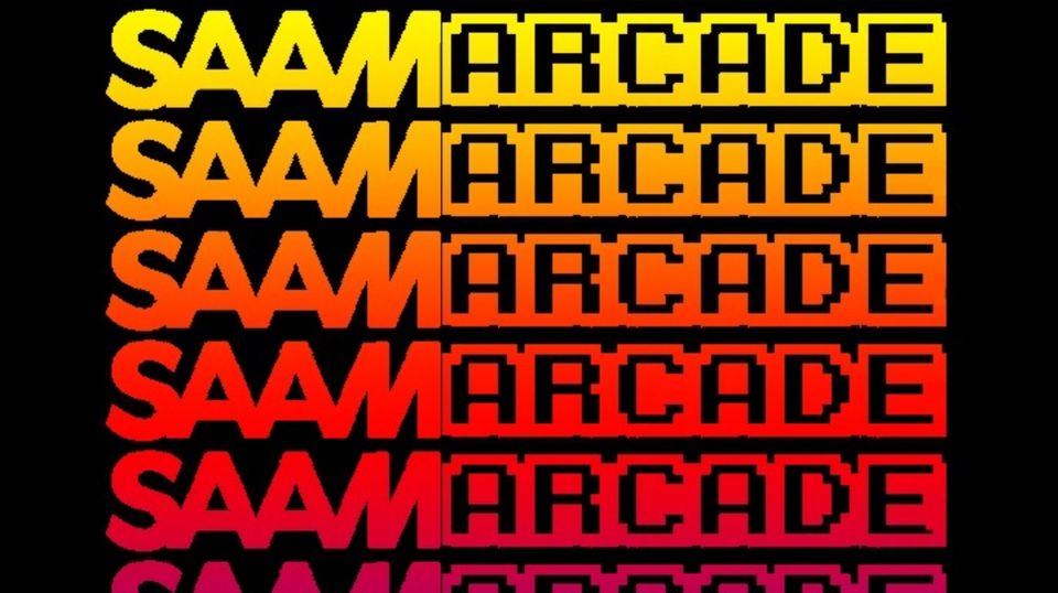 "SAAM Arcade" Repeated five times