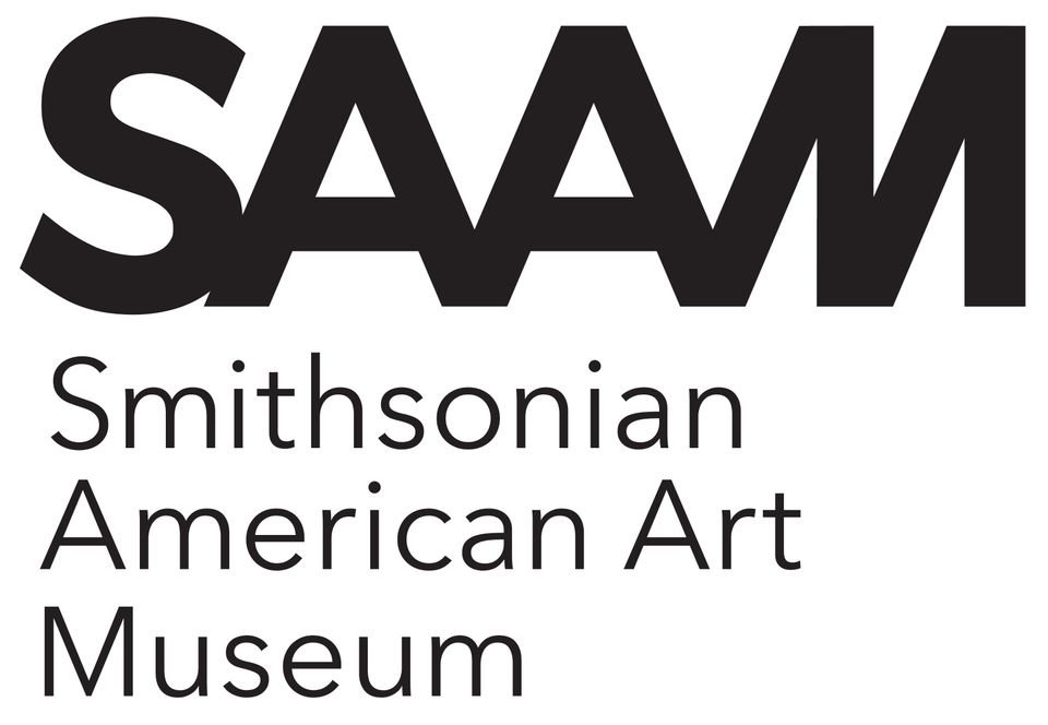 The Smithsonian American Art Museum logo in black.