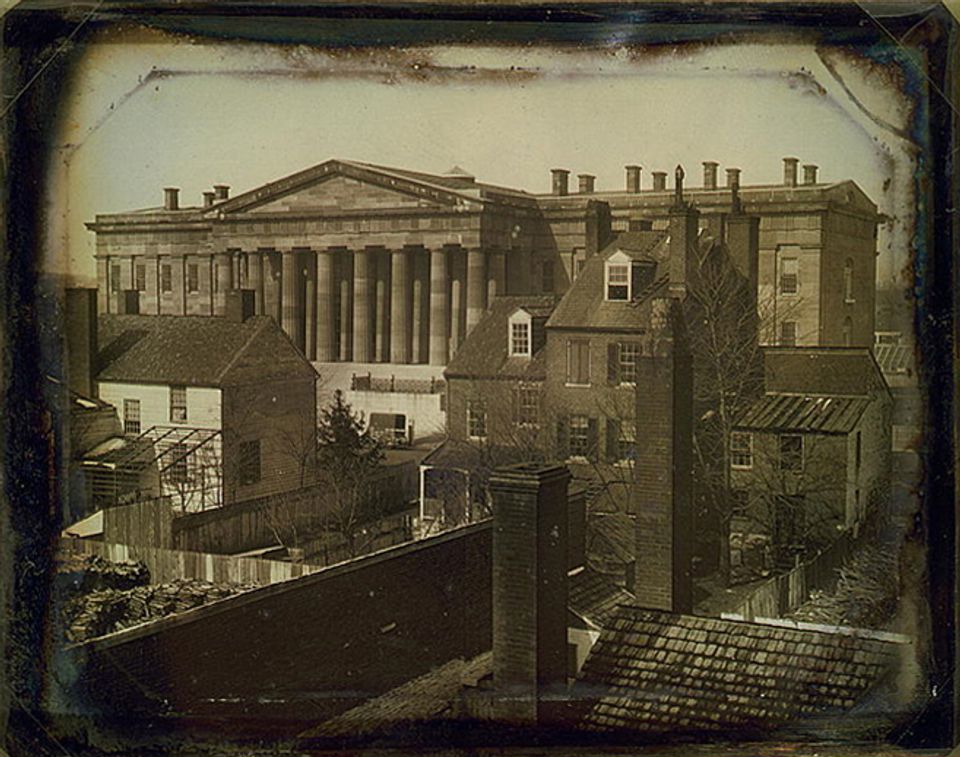 Patent Office Building, 1846, Daguerreotype by John Plumbe Jr., Library of Congress