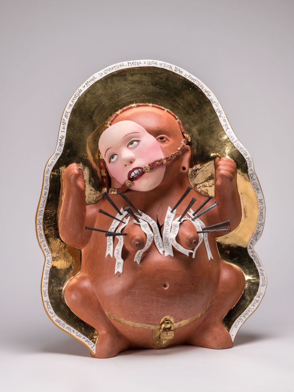 sculpture of a small baby 