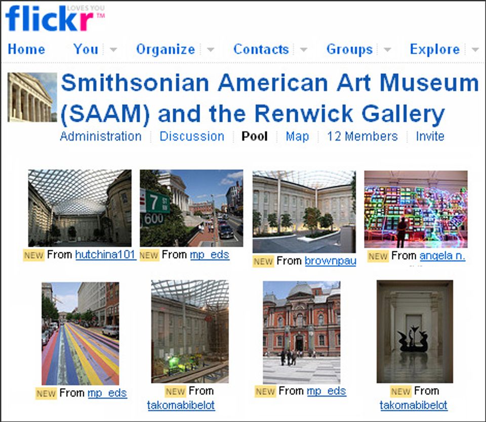 SAAM's Flickr Page