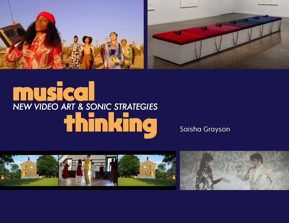 The cover of the publication Musical Thinking New Video Art & Sonic Strategies
